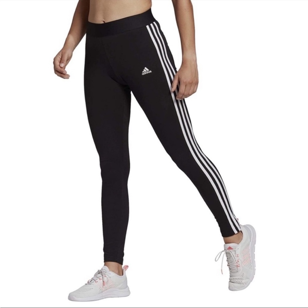 ADIDAS NWT Classics Essentials 3-Stripes Tights Leggings Size S